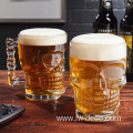 clear beer glass skull design beer glasses